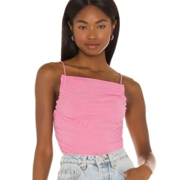 REVOLVE Superdown Jessa Ruched Tank in Pink Size XS - Picture 7 of 7